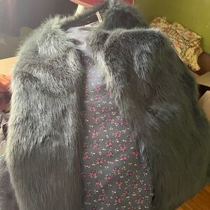 LAUNDRY BY DESIGN VEST GRAY MEDIUM